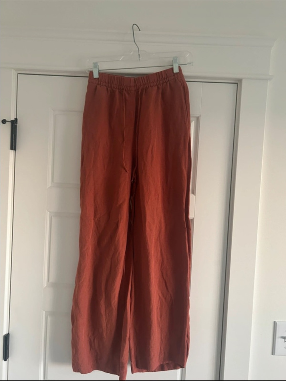 H&M Wide-Leg Linen Trousers